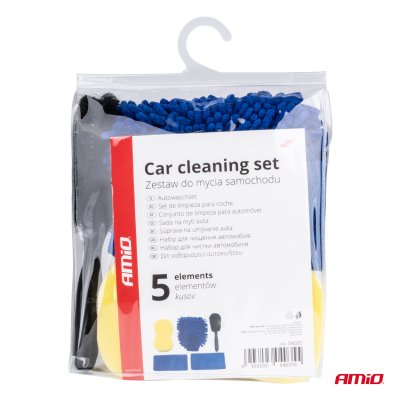 Bilvask auto detailing sæt 5 el. AMIO-04035