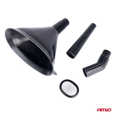 Plastik universalfunnel med si 3-delt elliptisk 14 cm AMIO-04037