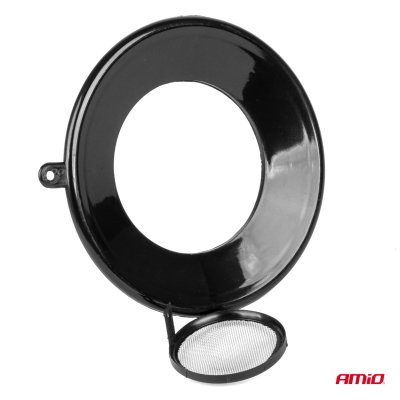 Plasttragt med halv dækning og filter 13,5 cm AMIO-04042