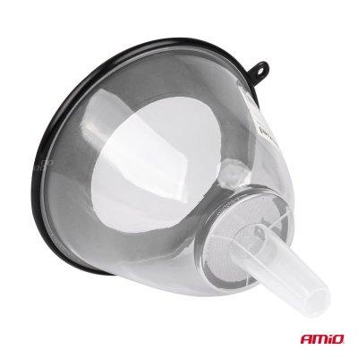 Plasttragt med halv dækning og filter 13,5 cm AMIO-04042