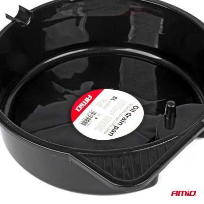 Olieafløbsbakke 8L, 39cm AMIO-04051
