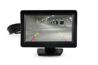 Display TFT01 4,3" til parkeringssensorer med kamera