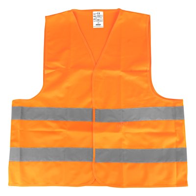 Sikkerhedsvest orange med certifikat XXL AMIO-03985