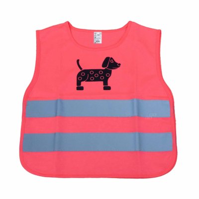 Redningsvest til børn pink DOG AMIO-03990