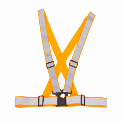 Reflekterende sikkerhedsselsveste orange farve AMiO-03939