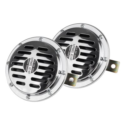Hornlyd signal krom 125 mm 12V AMIO-04074