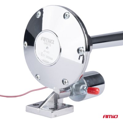 Horn fanfare lydsignal krom 640mm 12V 24V AMIO-04076