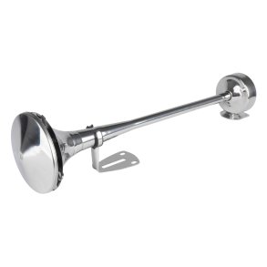 Horn fanfare lydsignal krom 520mm 12V 24V HighTone AMIO-04077