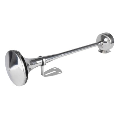 Horn fanfare lydsignal krom 520mm 12V 24V HighTone AMIO-04077