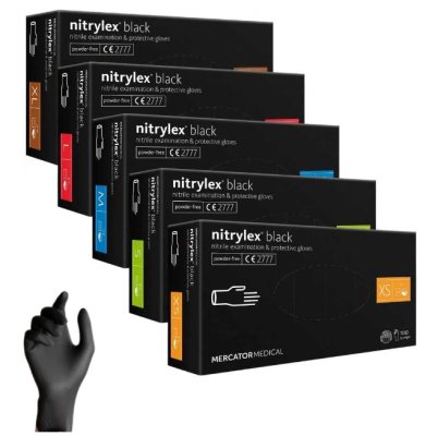 Nitril beskyttelseshandsker Nitrylex Basic størrelse S 100 stk