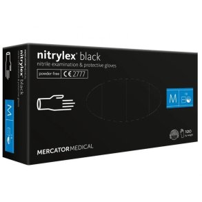 Nitrile beskyttelseshansker Nitrylex Basic størrelse M 100 stk