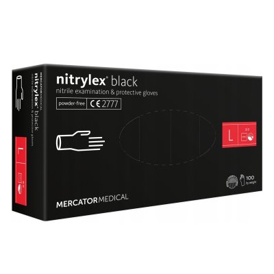 Nitril beskyttelseshanske Nitrylex Basic størrelse L 100 stk