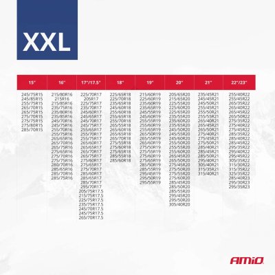 Tekstile sne kæder XXL EN16662-1 Önorm V5121 2 stk AMIO-04084