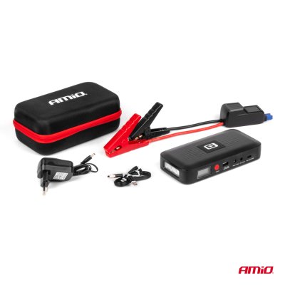 Bærbar jump starter powerbank 12V 12Ah 800A AMIO-04055