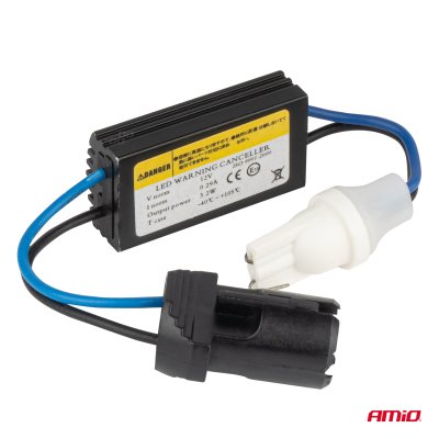 Canbus relay modstand 12V 3.2W T10 AMIO-04087