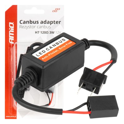 LED Canbus relay modstand 3W 120? H7 AMIO-04088