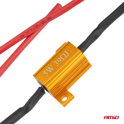 LED Canbus relæmodstand 39? 5W AMIO-04090