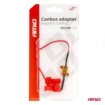 LED Canbus relæmodstand 39? 5W AMIO-04090
