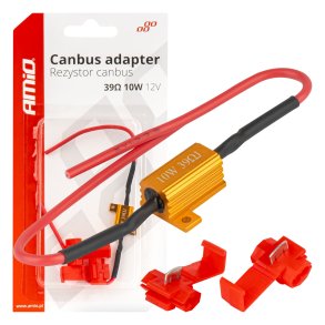 RezystorLED Canbus relæmodstand 39? 10W AMIO-04091