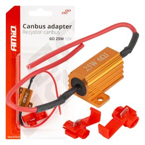 LED Canbus relay modstand 6? 25W AMIO-04092