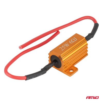 LED Canbus relay modstand 6? 25W AMIO-04092