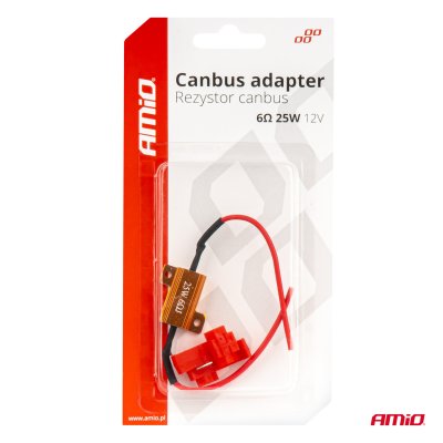 LED Canbus relay modstand 6? 25W AMIO-04092