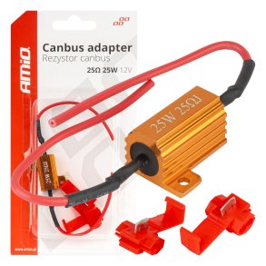 LED Canbus relæmodstand 25? 25W AMIO-04093