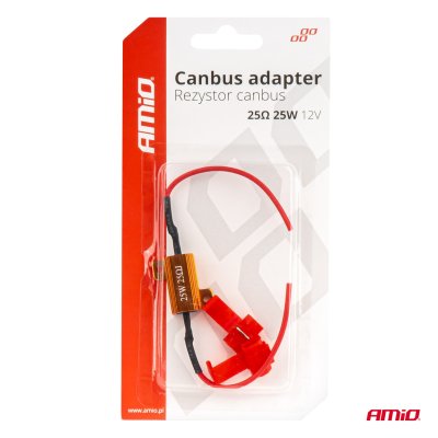 LED Canbus relæmodstand 25? 25W AMIO-04093