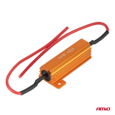 LED Canbus relæ modstand 6? 50W AMIO-04094