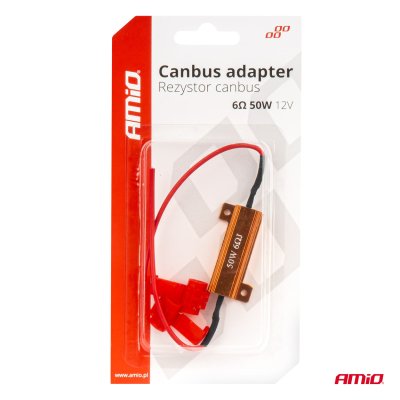LED Canbus relæ modstand 6? 50W AMIO-04094