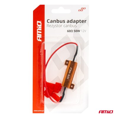 LED Canbus relay modstand 60? 50W AMIO-04098