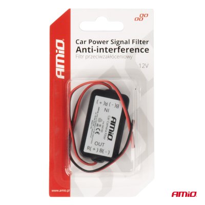 Bil Power Signal Filter Anti-interference 12V AMIO-04100