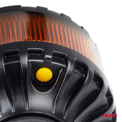LED Advarselslampe heavy duty W28P 12V 24V AMIO-04104