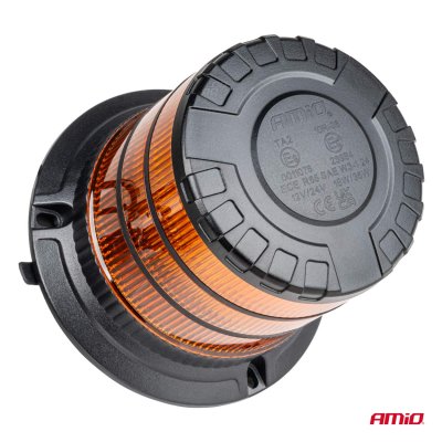 LED Advarsel Lampe heavy duty W30M 12V 24V AMIO-04111
