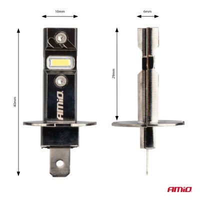LED Hovedlygter Hybrid serie H3 6000K Canbus 60W AMIO-04113