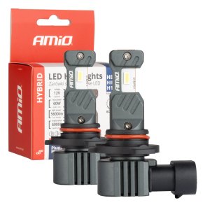 LED Forlygter Hybrid serie HB3 HIR1 H10 6000K Canbus 60W AMIO-04117