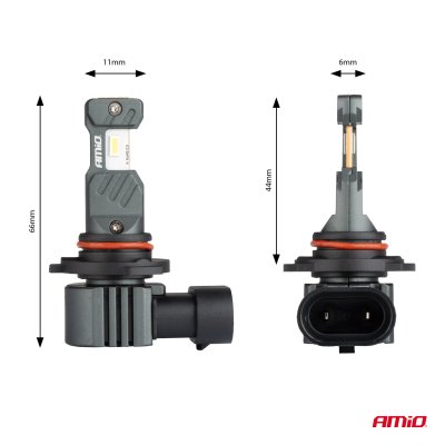 LED Forlygter Hybrid serie HB3 HIR1 H10 6000K Canbus 60W AMIO-04117