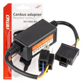 LED Canbus relay modstand 3W 120? H4 AMIO-04127