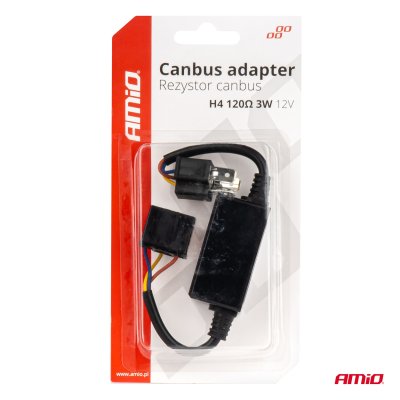 LED Canbus relay modstand 3W 120? H4 AMIO-04127