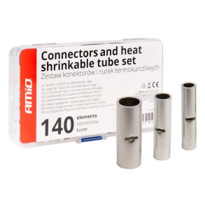 Sæt af kabelconnectorer BN1.25 BN2 BN5.5 160 stk AMIO-04123