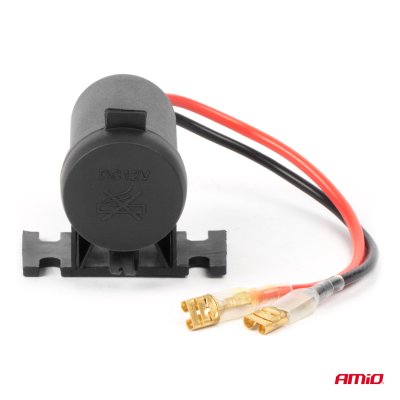 Hermetisk lighterstik 12/24V AMIO-04129