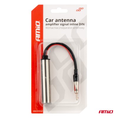 Bil Antenne Forstærker Signal Inline DIN AMIO-04132