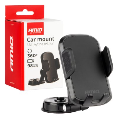 Roterende instrumentbræt telefonholder 360° AMIO-04137