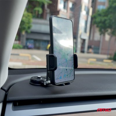 Roterende dashboard luftventil telefonholder 360° 2in1 AMIO-04138