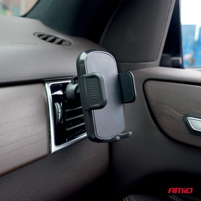 Roterende dashboard luftventil telefonholder 360° 2in1 AMIO-04138