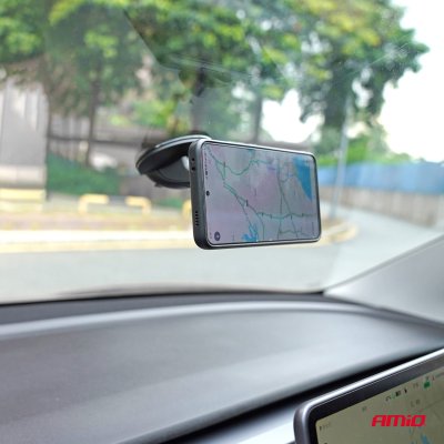 Magnetisk telefonholder til forruden AMiO-04142