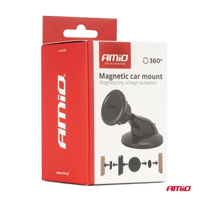Magnetisk telefonholder til forruden AMiO-04142