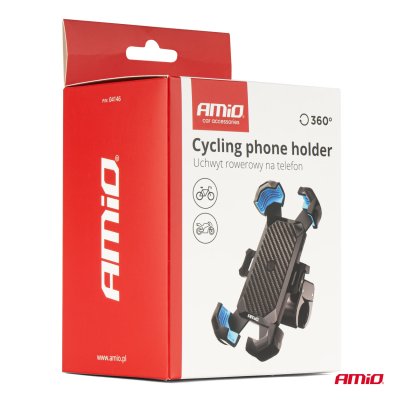 Cykel motorcykel scooter roterende telefonholder 360° AMiO-04146
