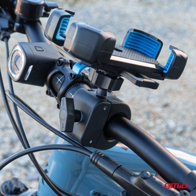 Cykel motorcykel scooter roterende telefonholder 360° AMiO-04146