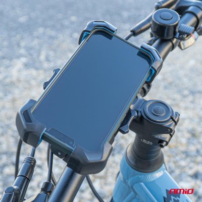 Cykel motorcykel scooter roterende telefonholder 360° AMiO-04146